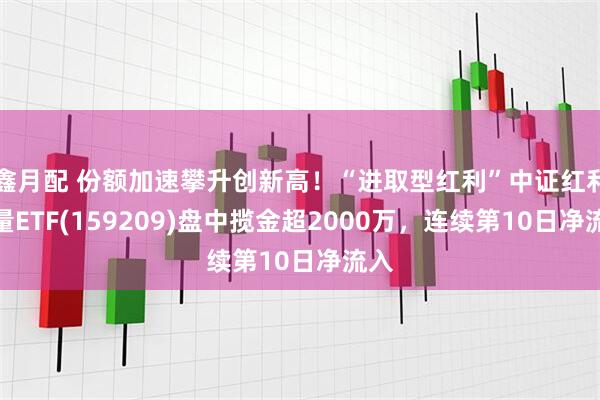 鑫月配 份额加速攀升创新高！“进取型红利”中证红利质量ETF(159209)盘中揽金超2000万，连续第10日净流入