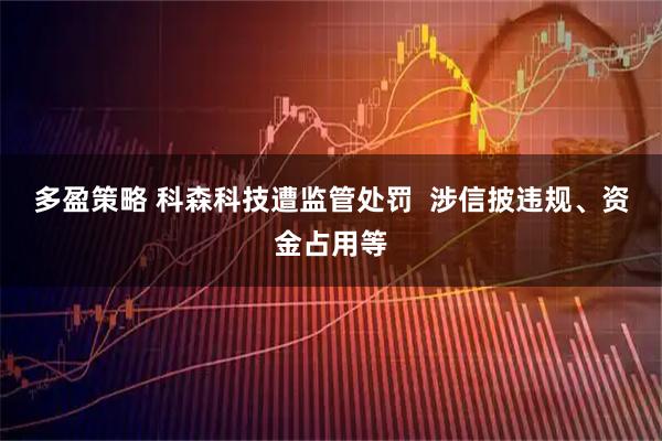 多盈策略 科森科技遭监管处罚  涉信披违规、资金占用等
